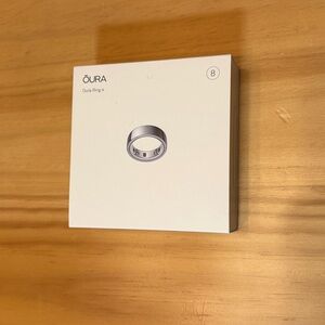 Oura Ring 4 Silver Size 8